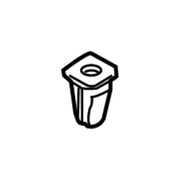 GM 25797898 Child Seat Bracket Cover, Driver Side 25797898 GM Child Seat Bracket Cover, Driver Side Illustration 1 of 1