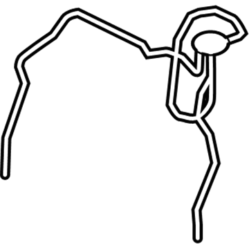 GM 23460128 Release Handle, Titanium, Driver Side 23460128 GM Release Handle, Titanium, Driver Side Illustration 1 of 1
