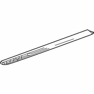 87816271 GM Body Side Molding, Silver, Front Driver Side Illustration 1 of 1