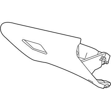 GM 23389957 Glove Box Door, Black 23389957 GM Glove Box Door, Black Illustration 1 of 1
