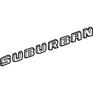 Chevy Suburban 2500 Emblem - 15825694