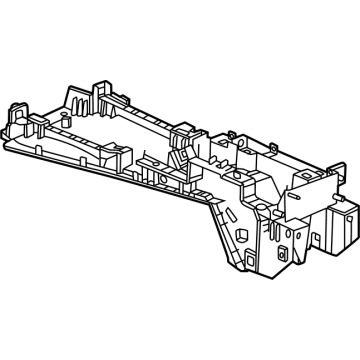 GM 26368668 Console-Front Floor Lower *Backen Blackk 26368668 GM Console-Front Floor Lower *Backen Blackk Illustration 1 of 1