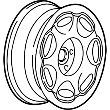 Buick LeSabre Spare Wheel - 9595280
