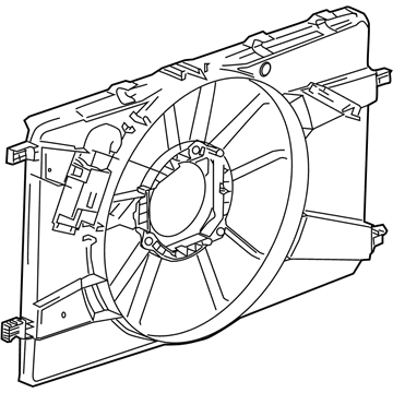 Buick 13267631 Fan Shroud
