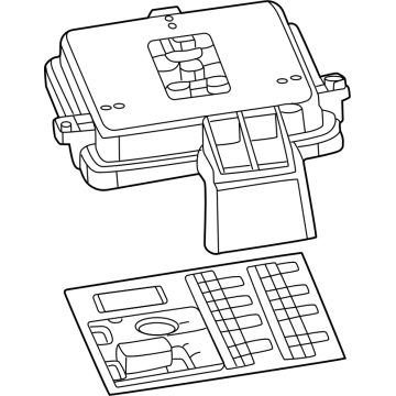 Cadillac 85074892 Fuse Box Cover
