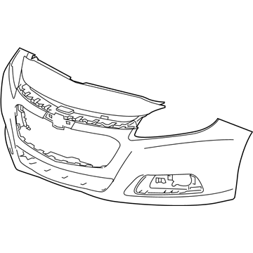 Chevy Malibu Limited Bumper Cover - 23146557