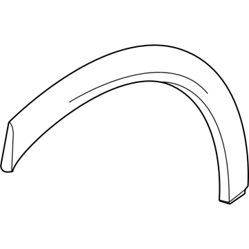 85731757 GM Molding Assembly-Rear Wheel Opening Rear *Service Primer Illustration 1 of 1