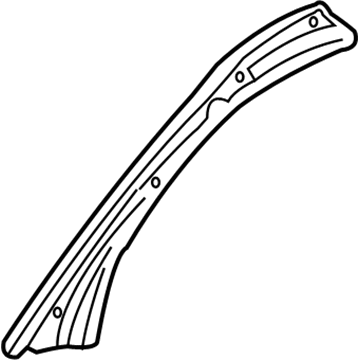 GM 25919898 Inner Windshield Pillar, Passenger Side 25919898 GM Inner Windshield Pillar, Passenger Side Illustration 1 of 1
