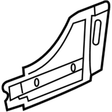 GM 5480810 Rear Panel, Passenger Side 5480810 GM Rear Panel, Passenger Side Illustration 1 of 1