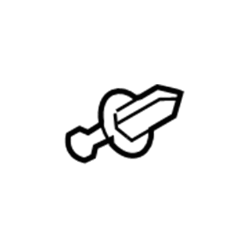 Chevy 11612035 Wheelhouse Liner Retainer Clip