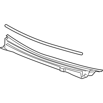 25882792 GM Cowl Grille Illustration 1 of 1