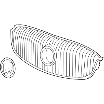 Buick LaCrosse Grille - 15889923