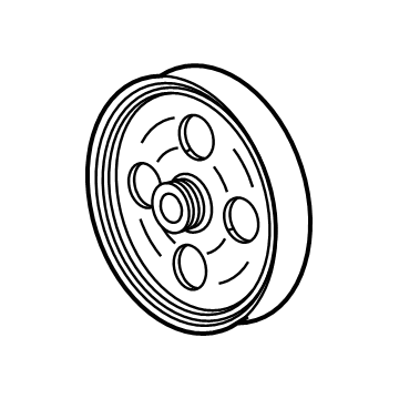 Chevy 12682902 Pump Pulley