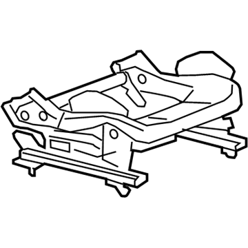 GM 13508425 Cushion Frame, Front 13508425 GM Cushion Frame, Front Illustration 1 of 1