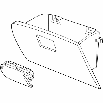 42846788 GM Door, Instrument Panel Compartment Door Illustration 1 of 1