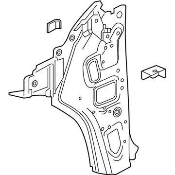 Cadillac 85530799 Inner Hinge Pillar