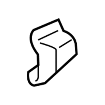 GM 22844499 Fender Mounting Bracket, Lower Driver Side 22844499 GM Fender Mounting Bracket, Lower Driver Side Illustration 1 of 1