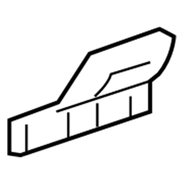 GM 84073971 Fender Mounting Bracket, Passenger Side 84073971 GM Fender Mounting Bracket, Passenger Side Illustration 1 of 1