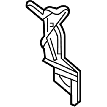 GM 42403262 Tail Lamp Pocket, Driver Side 42403262 GM Tail Lamp Pocket, Driver Side Illustration 1 of 1
