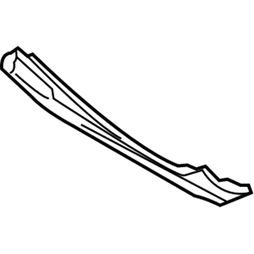 GM 22844533 Gutter, Rear Outer Driver Side 22844533 GM Gutter, Rear Outer Driver Side Illustration 1 of 1