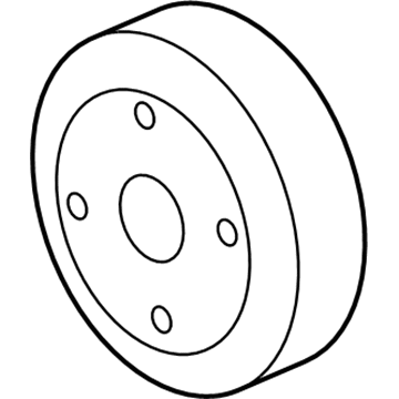 GM 12577763 Pulley 12577763 GM Pulley Illustration 1 of 1