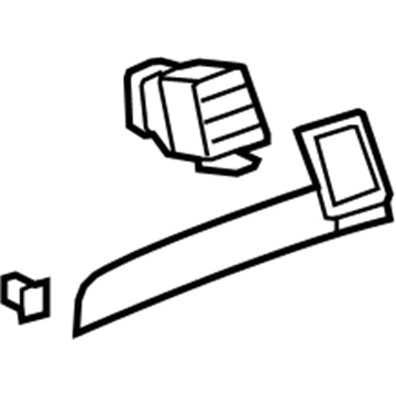GM 25809647 Trim Molding, Passenger Side 25809647 GM Trim Molding, Passenger Side Illustration 1 of 1