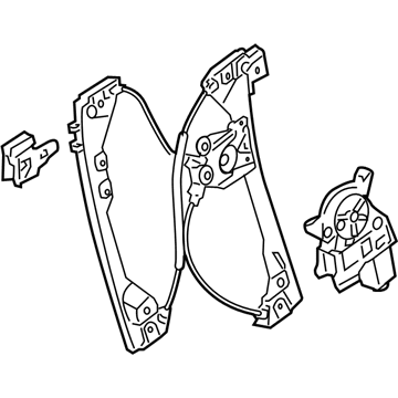 Cadillac CTS Window Regulator - 20888397