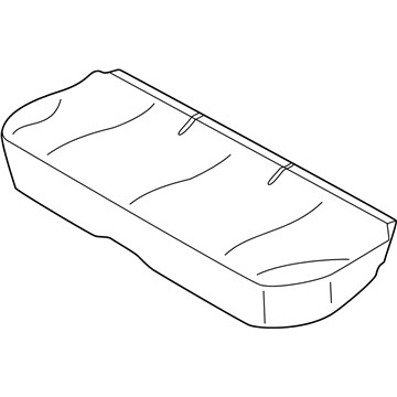 GM 22651436 Seat Cushion 22651436 GM Seat Cushion Illustration 1 of 1