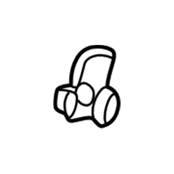GM 22591853 Seat Belt Guide 22591853 GM Seat Belt Guide Illustration 1 of 1