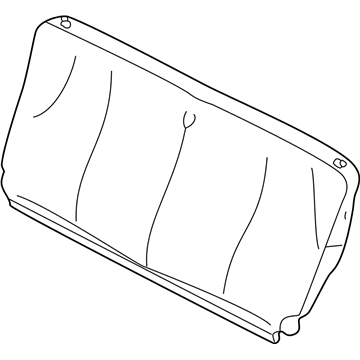 Pontiac 12531720 Seat Back Assembly