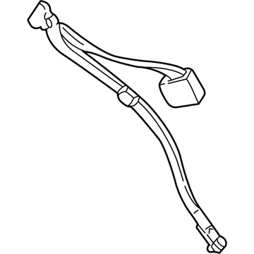 Chevy 12530516 Belt & Retractor