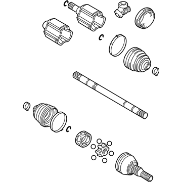 Chevy 89047673 Axle Assembly