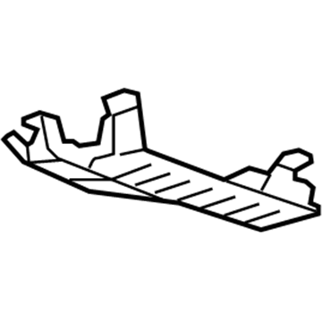 GM 25887142 Front Shield 25887142 GM Front Shield Illustration 1 of 1
