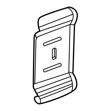 GM 87863769 Plate, Spare Wheel 87863769 GM Plate, Spare Wheel Illustration 1 of 1