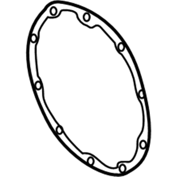 GM 15860607 Cover Gasket, Rear 15860607 GM Cover Gasket, Rear Illustration 1 of 1