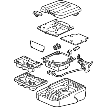 Chevy 84381167 Seat Back Assembly