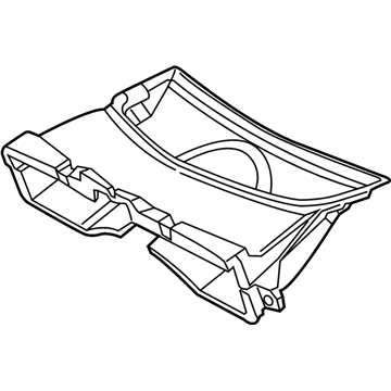 GM 84872137 Upper Baffle 84872137 GM Upper Baffle Illustration 1 of 1