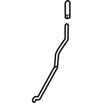 GM 20939708 Lock Rod, Driver Side 20939708 GM Lock Rod, Driver Side Illustration 1 of 1