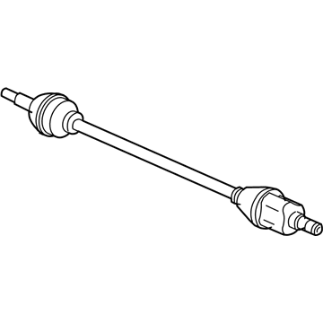 15776325 GM Axle Assembly, Red Line, Front Passenger Side Illustration 1 of 1