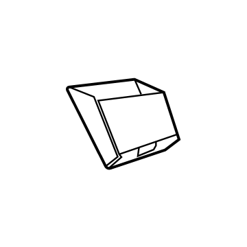 84822712 GM Tray, Jet Black Illustration 1 of 1
