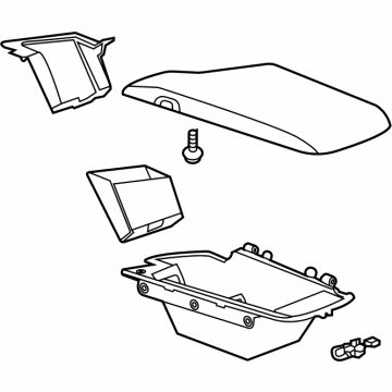 84782146 GM Armrest, Black Illustration 1 of 1