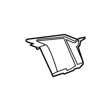GM 84661235 Liner, Jet Black, Front 84661235 GM Liner, Jet Black, Front Illustration 1 of 1