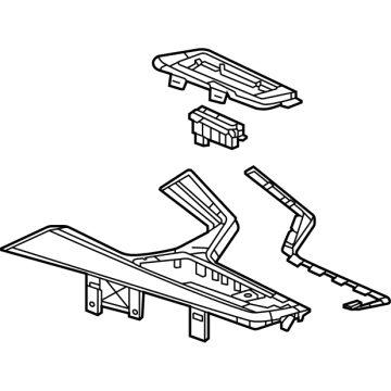 Cadillac 84744348 Trim Plate