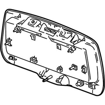 Buick Rainier Exterior Door Handle - 15132039