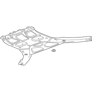 84074097 GM Lower Shield, Front Illustration 1 of 1