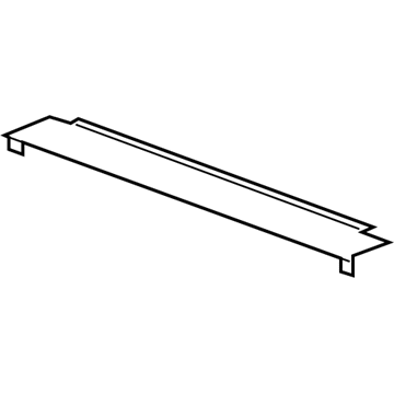 Cadillac 84037087 Upper Baffle