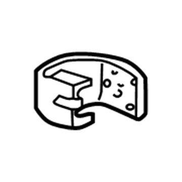 GM 12477500 Lower Hinge, Passenger Side 12477500 GM Lower Hinge, Passenger Side Illustration 1 of 1