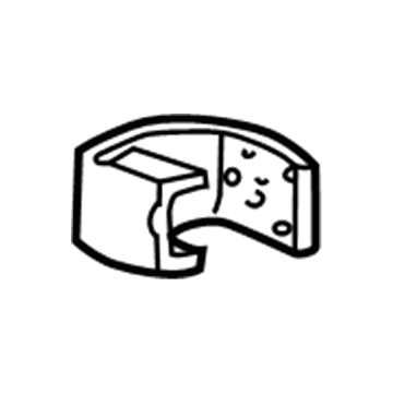 GM 12477497 Upper Hinge, Driver Side 12477497 GM Upper Hinge, Driver Side Illustration 1 of 1