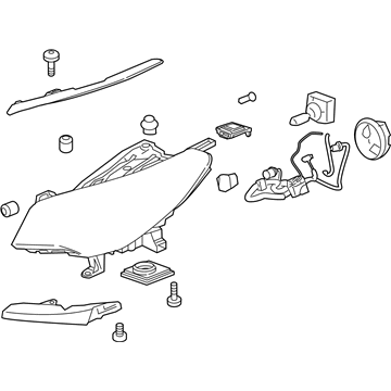 GM 84026395 Composite Assembly 84026395 GM Composite Assembly Illustration 1 of 1