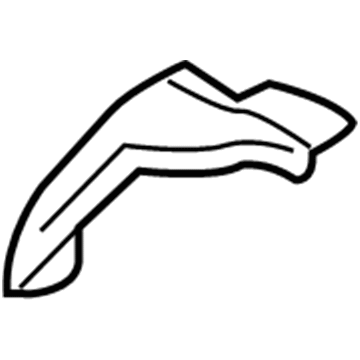GM 23438029 Support Brace, Front Passenger Side 23438029 GM Support Brace, Front Passenger Side Illustration 1 of 1
